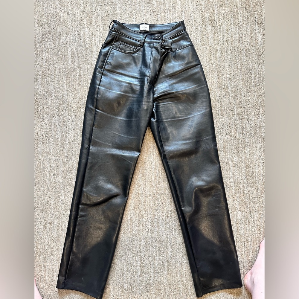 Wilfred faux leather pant